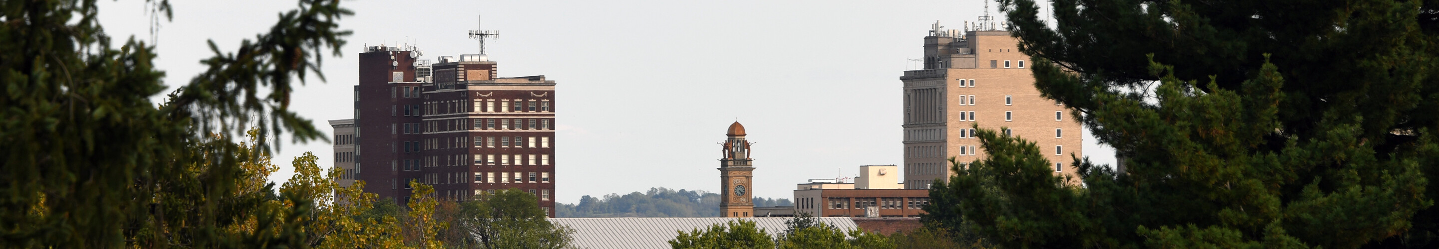 Downtown from the northwest