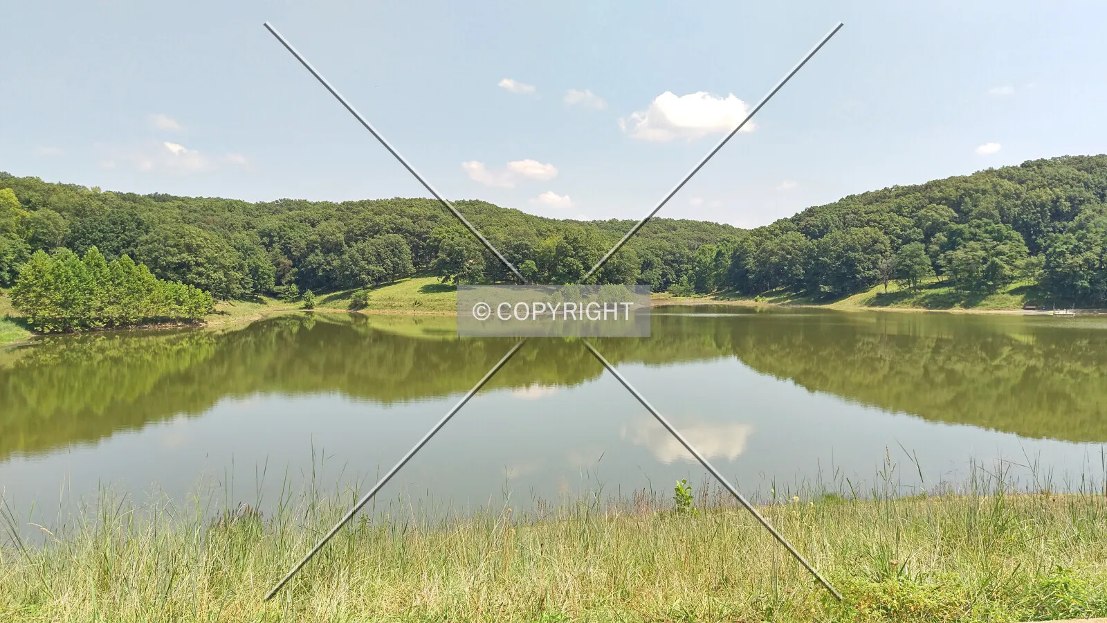 View from the west; August 15, 2015