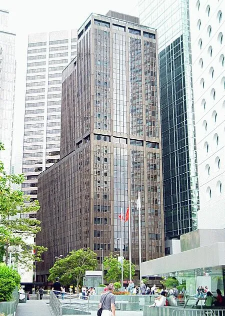 View across Connaught Road Central
