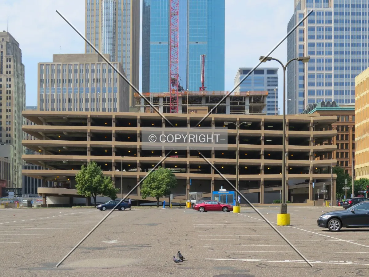 View to the south from 3rd Street South