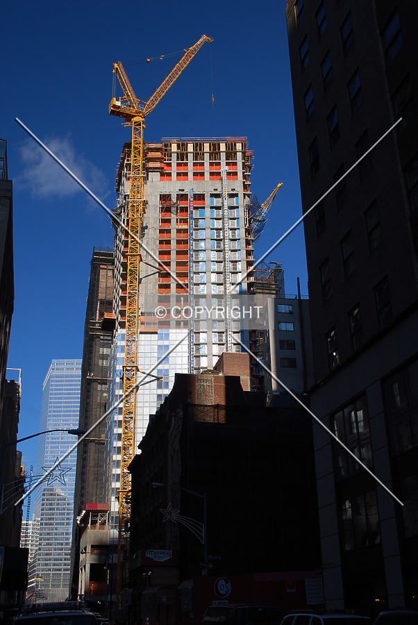 Looking northward along Greenwich Street
