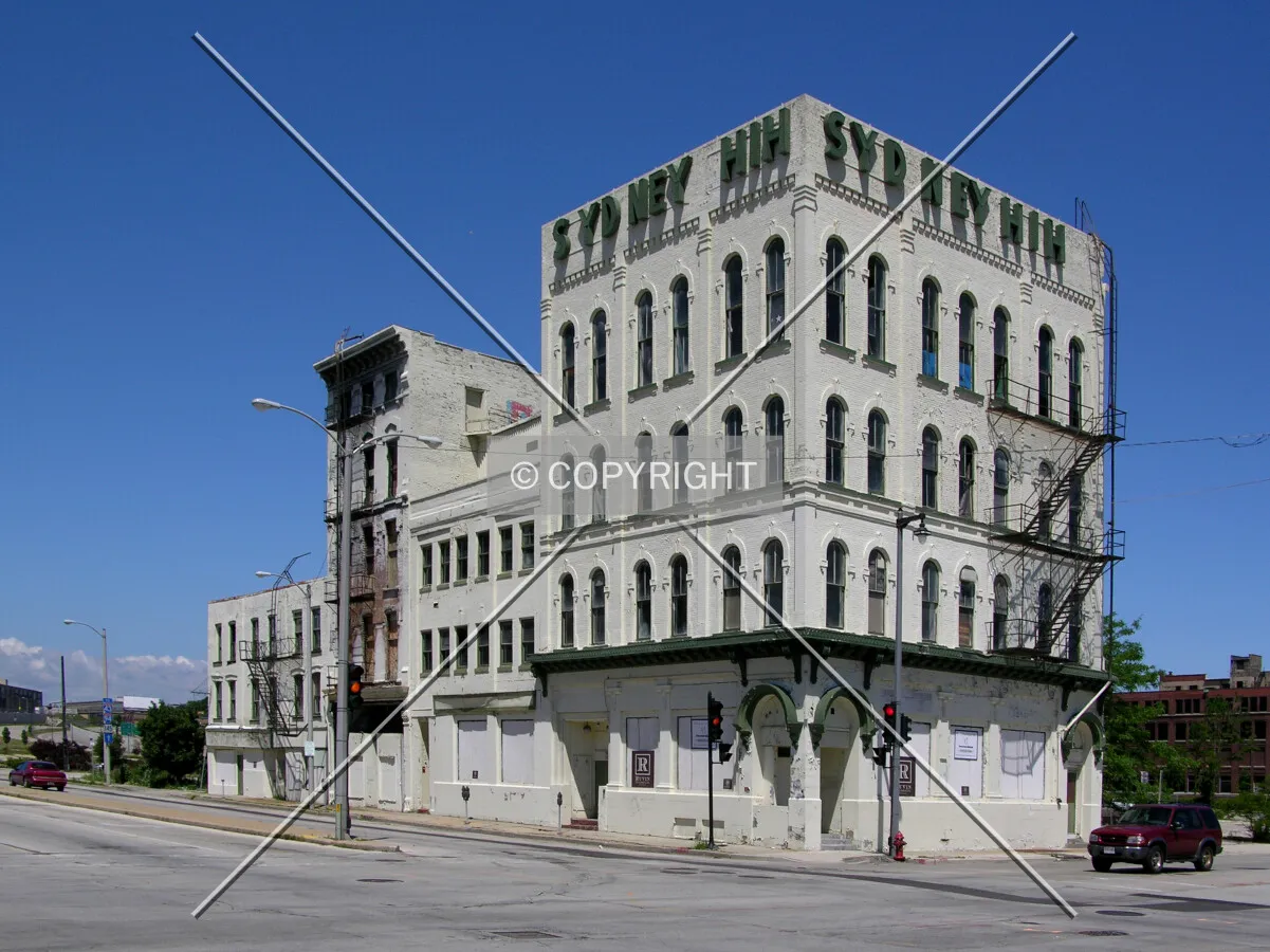 From across West Juneau Avenue to the southeast