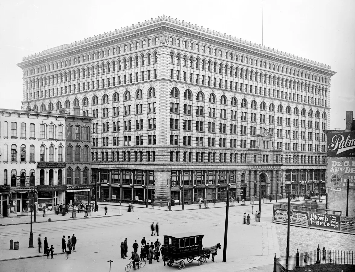 Vintage view from the northwest