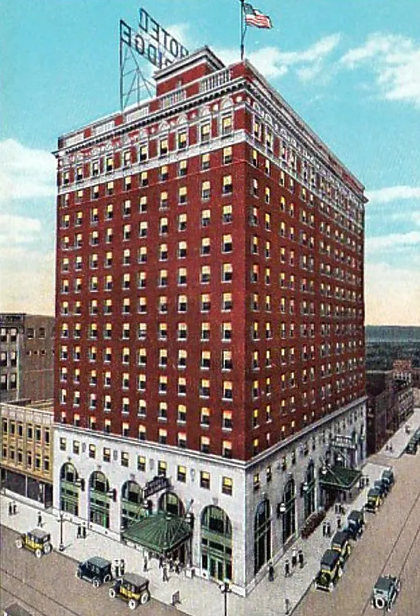 Vintage view from the northeast