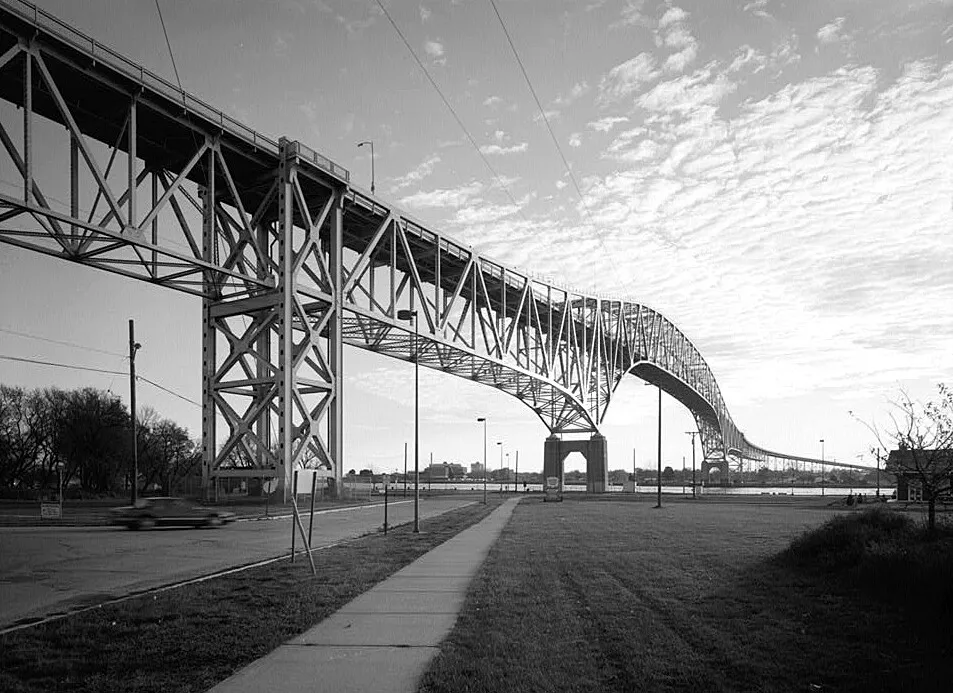 Vintage view from the west