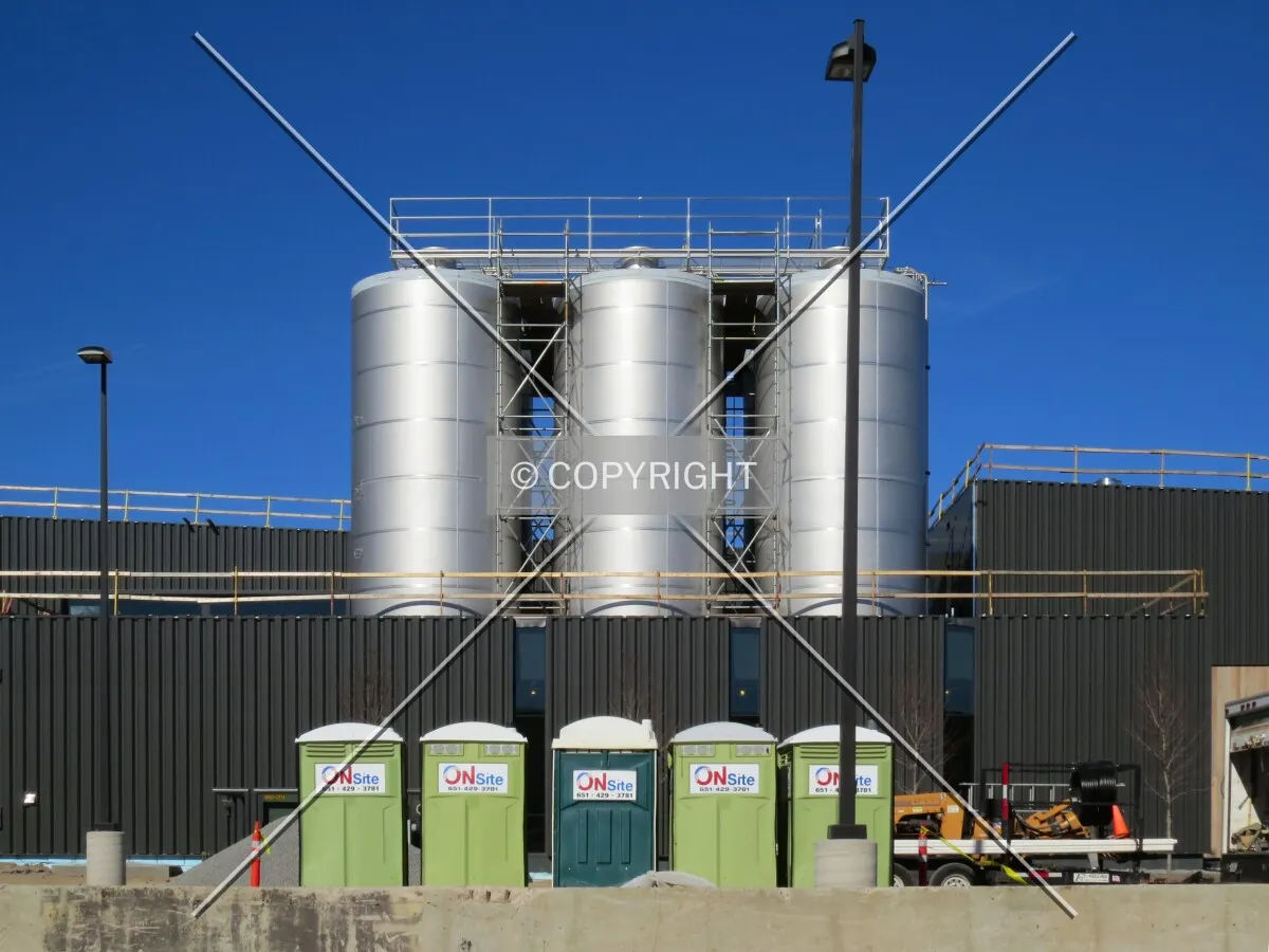 Fermentation tanks and port-a-pots