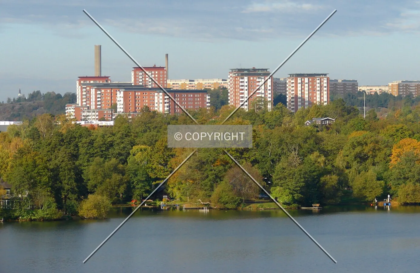 View from Hästhagsberget in the southeast