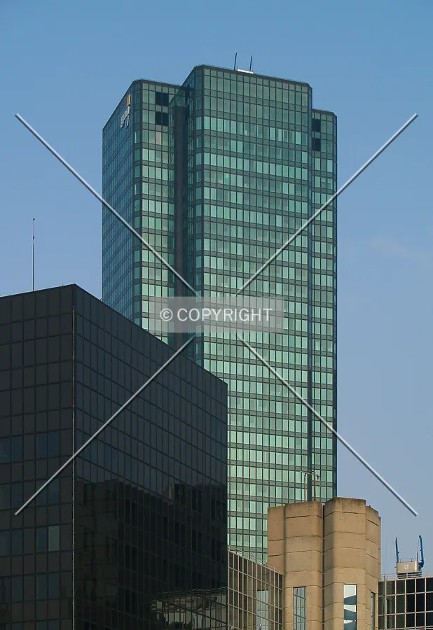 Top floors as seen from the southwest