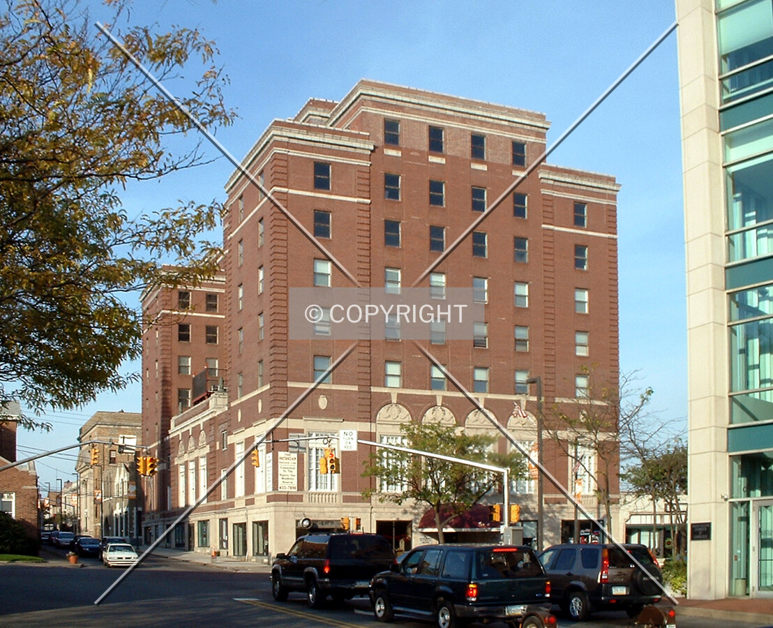 View from the southwest along Church Street