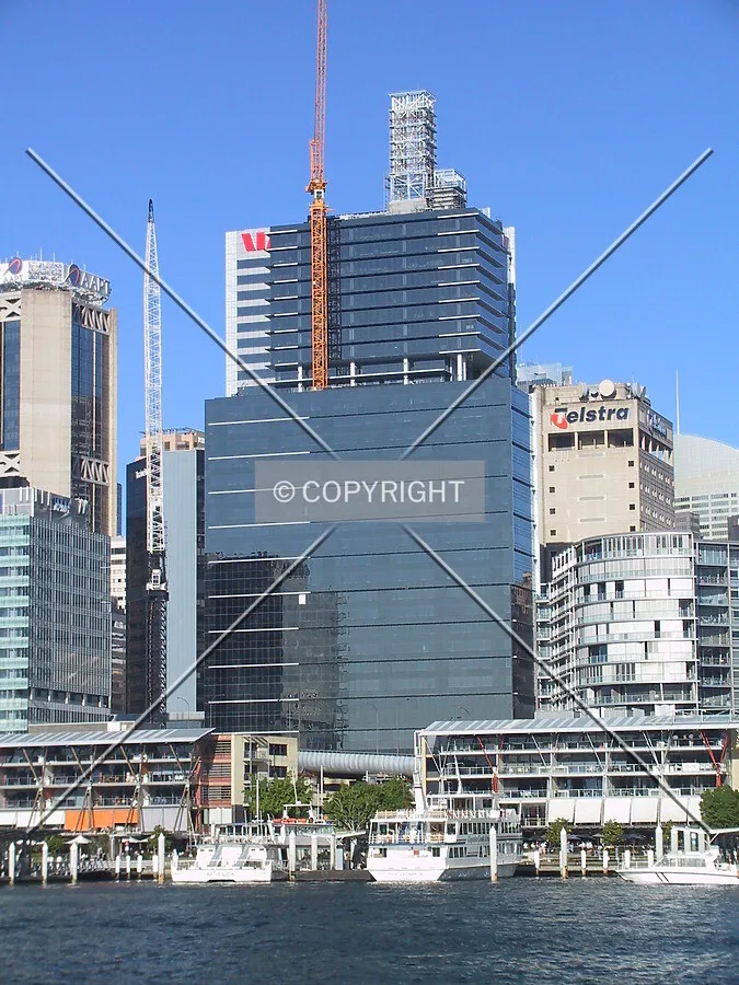 View of the west facade from Wharf 7