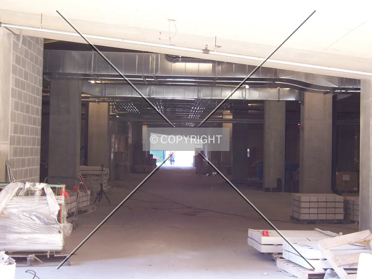 Looking through the first floor from Institute Place