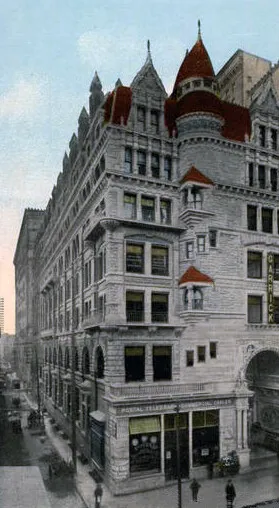 Vintage view from the northeast