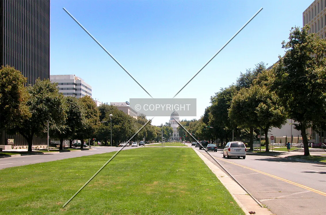 Looking east toward the Capitol Building