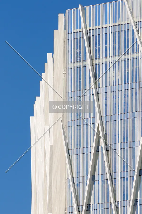 Top of Diagonal Zero Tower designed by Enric Massip