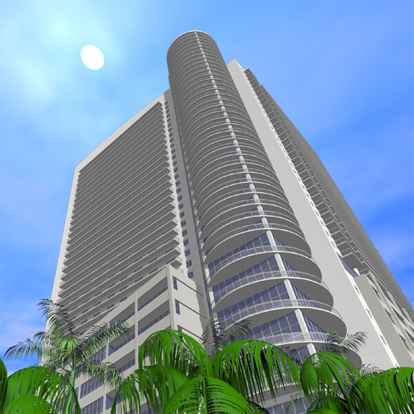 View to the top (model)