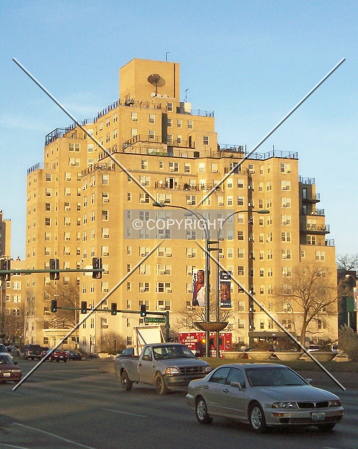 View from the southwest across Kingshighway