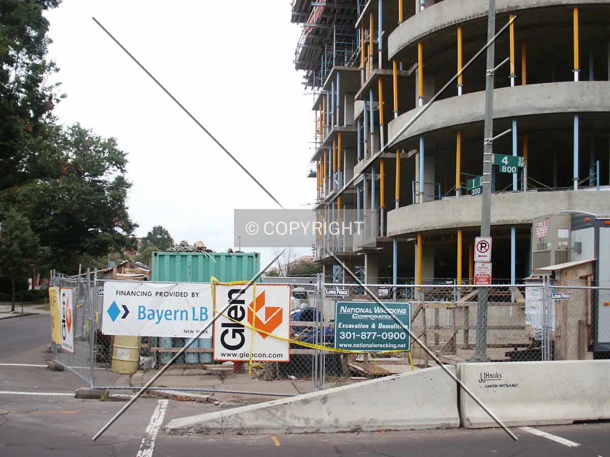 Fence by the northwest corner
