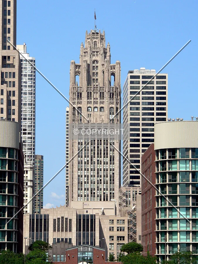 View to the west from Lake Shore Drive