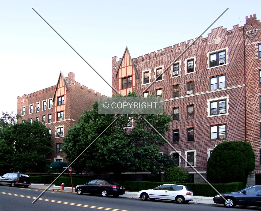 View from the northeast across Anderson Avenue
