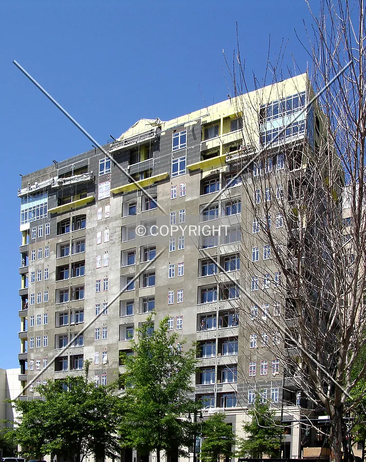 Looking north from South Tryon Street
