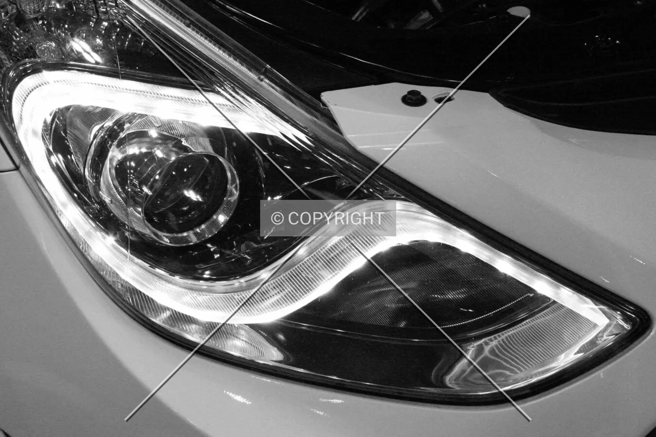 Hyundai Sonata headlight