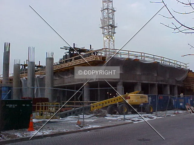 Looking northeast towards the structure