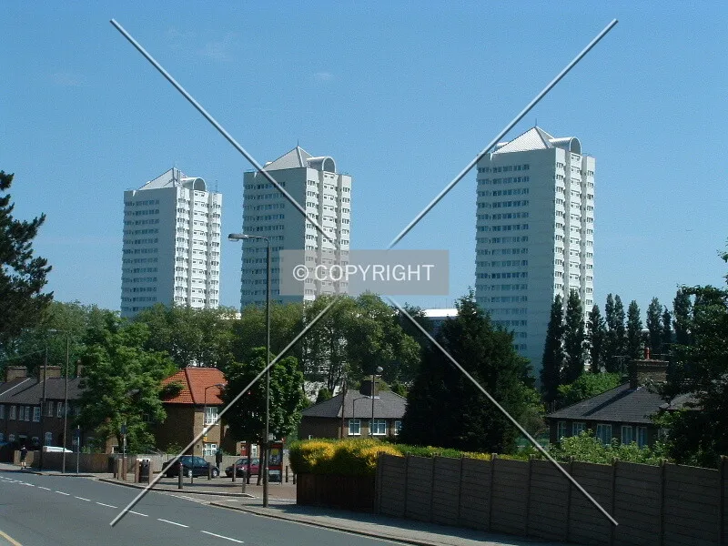 Looking at the estate from a distance
