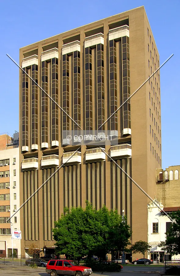 Looking west from across South Rampart Street