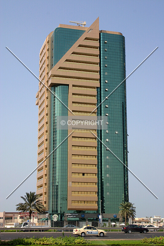 View from across Sheikh Zayed Road