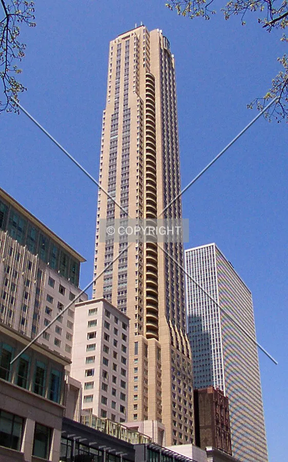 View from Michigan Avenue looking northwest