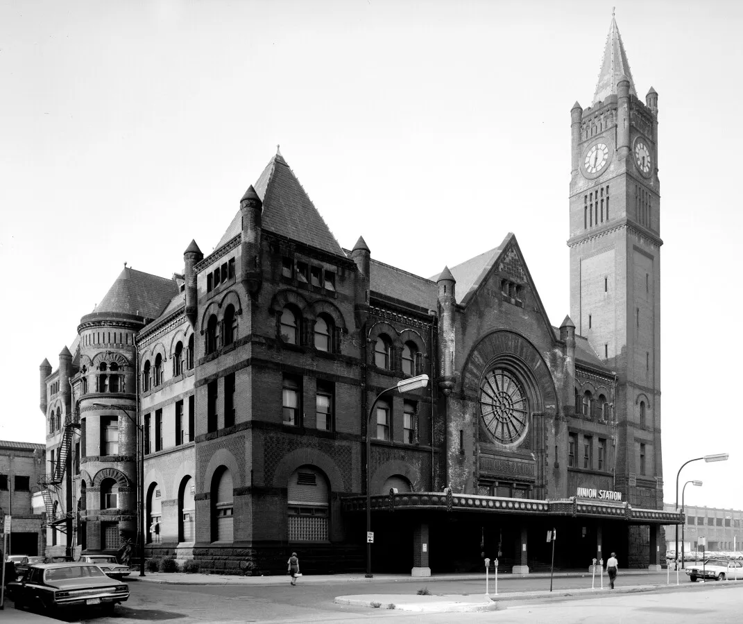 Vintage view from the northeast