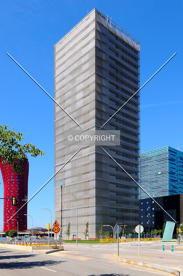 Seen with Hotel Porta Firal in the background