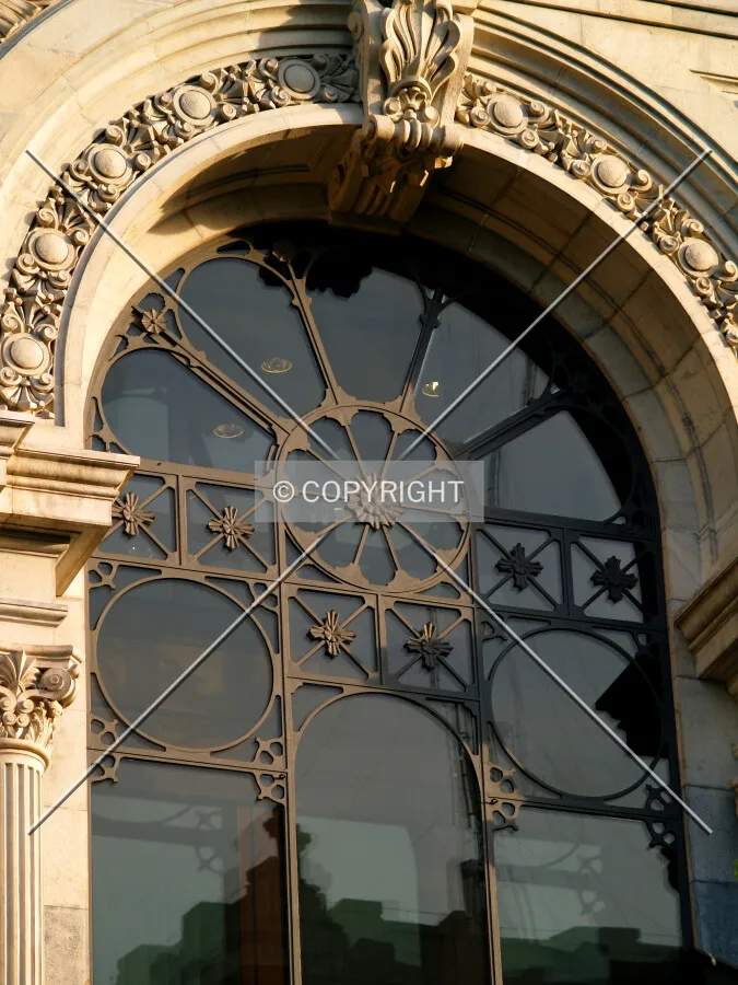Window in the northern facade