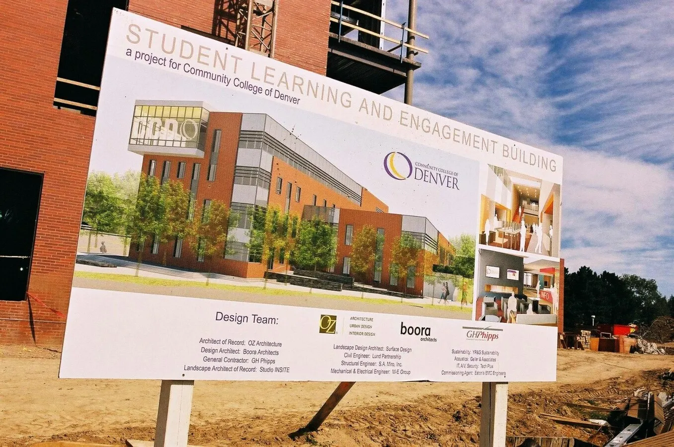 Construction signage