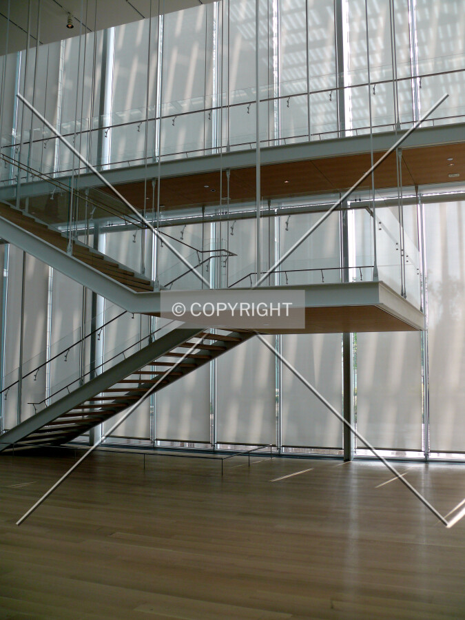 Staircase inside the Modern Wing