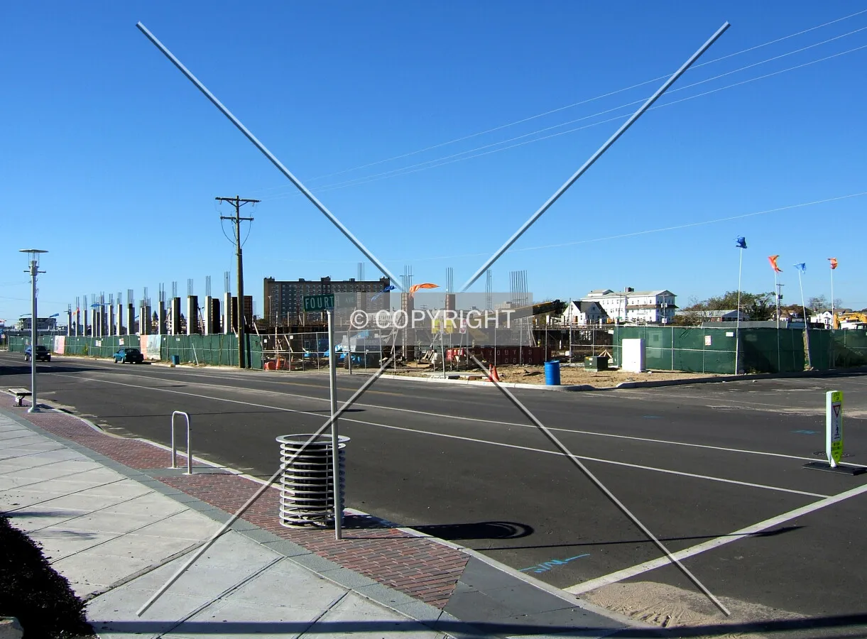 View from the northeast at Ocean and 4th Avenues