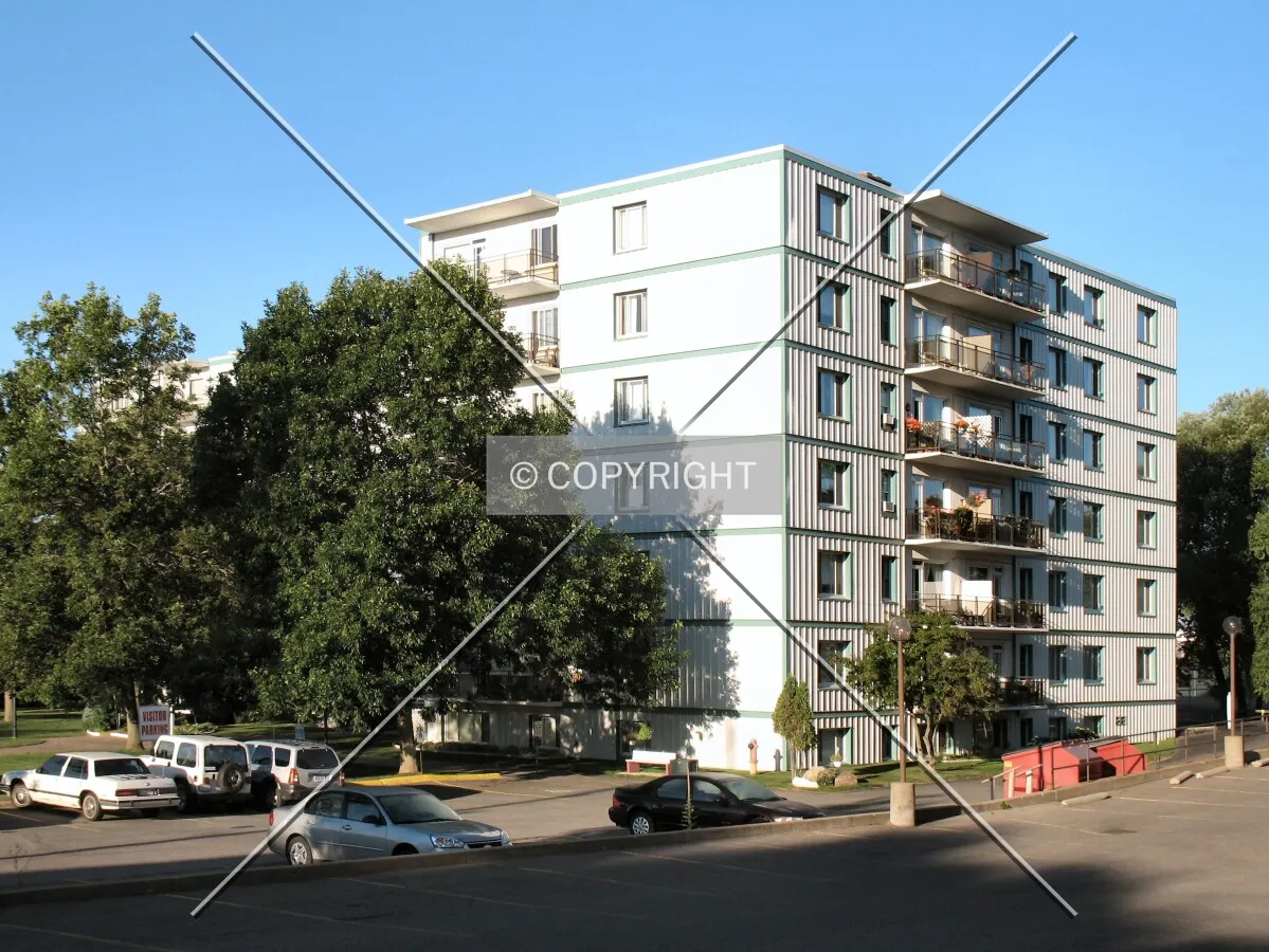 View to the southwest from Pine Street