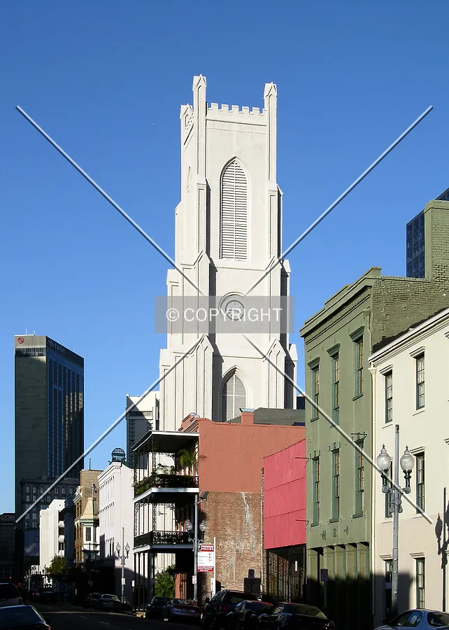 From the west along Camp Street