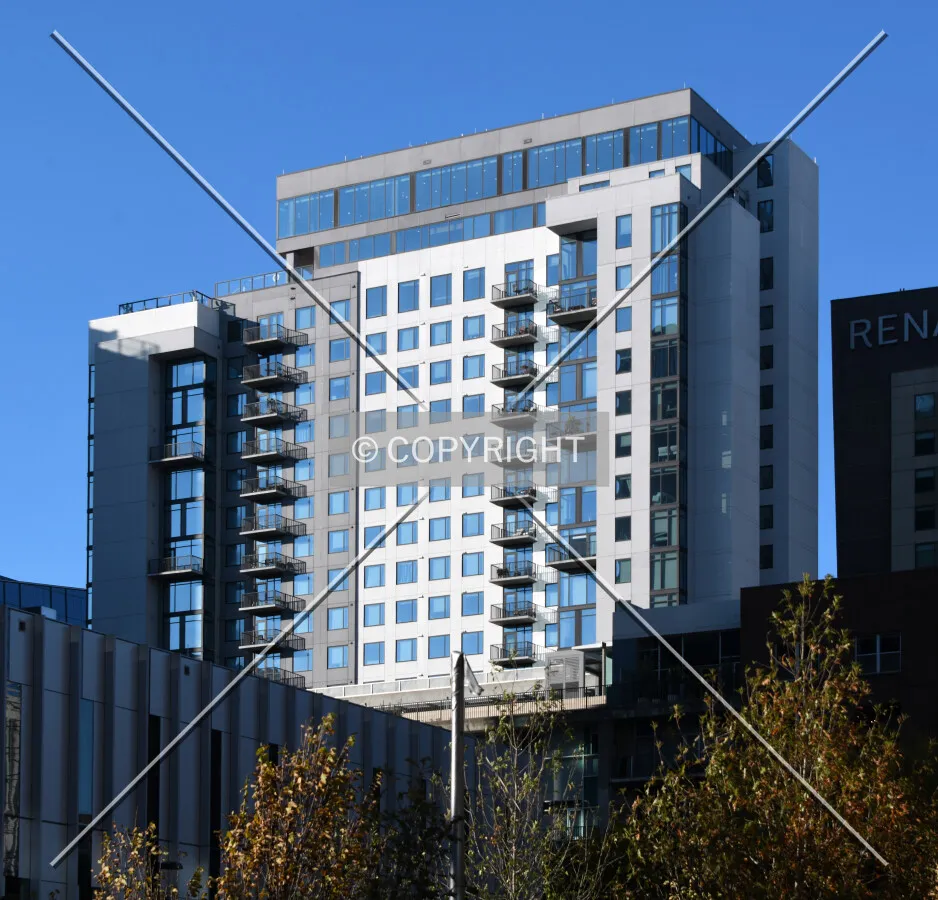 View from the southeast