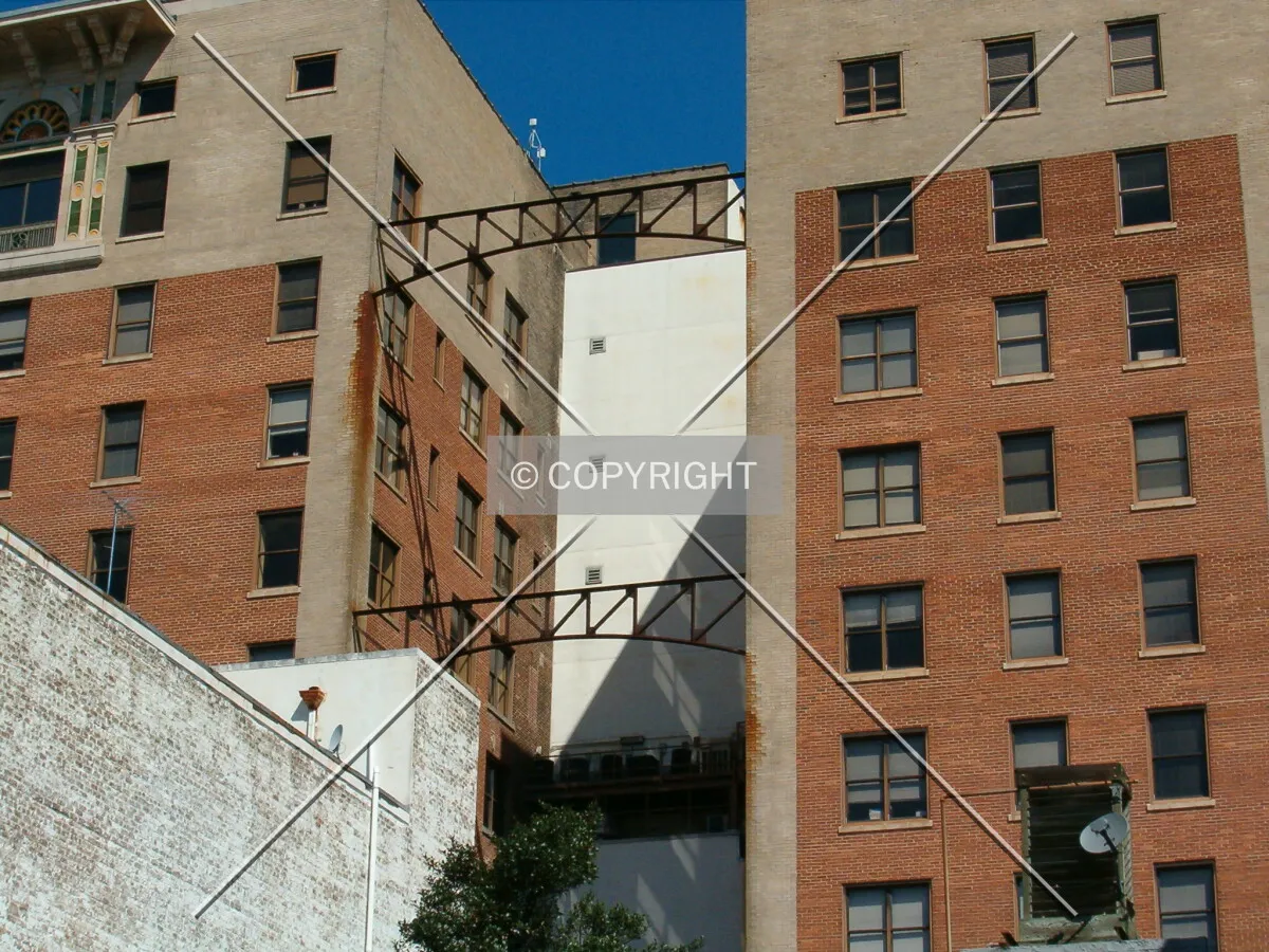 Looking up from Broughton Street