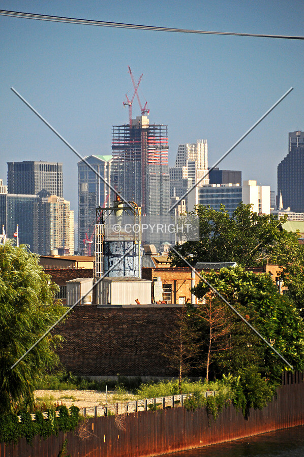 Looking southeast from the Webster Avenue Bridge over the Chicago River's North Branch