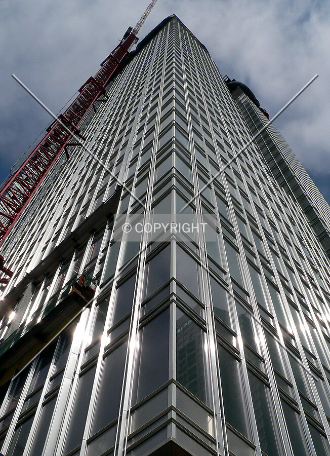 View up the southeast corner