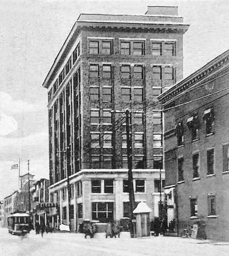 Vintage view from the northeast