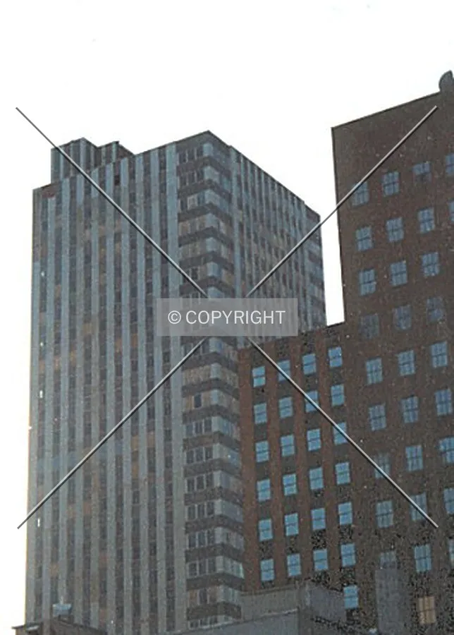 View after the removal of the 40-foot revolving clock