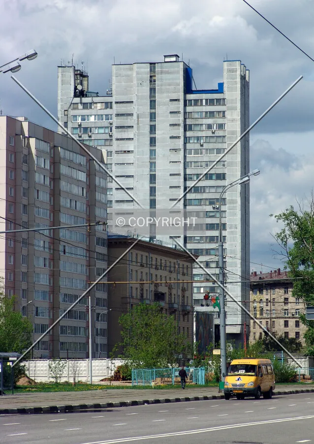 View from Sharikopodshipnikovaya Street