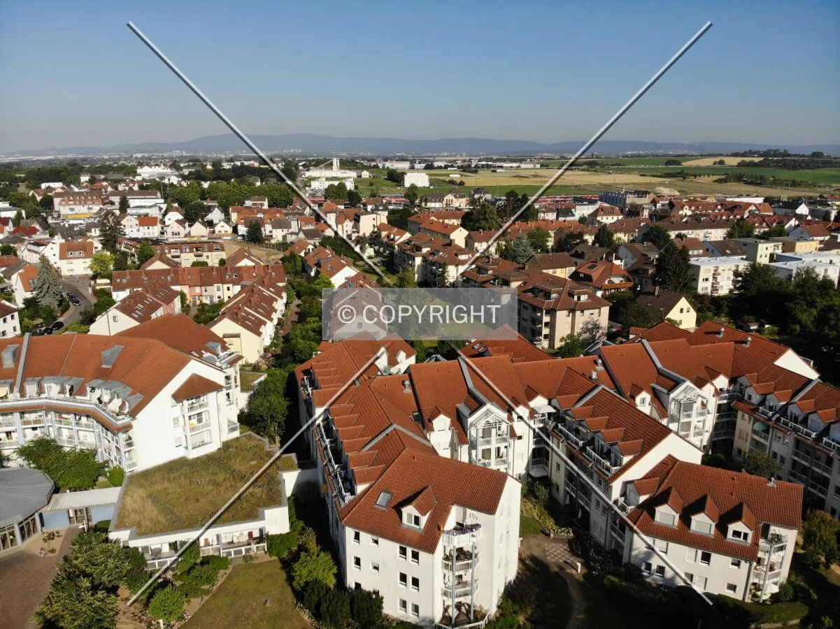 View over Bad Vilbel, Hessen