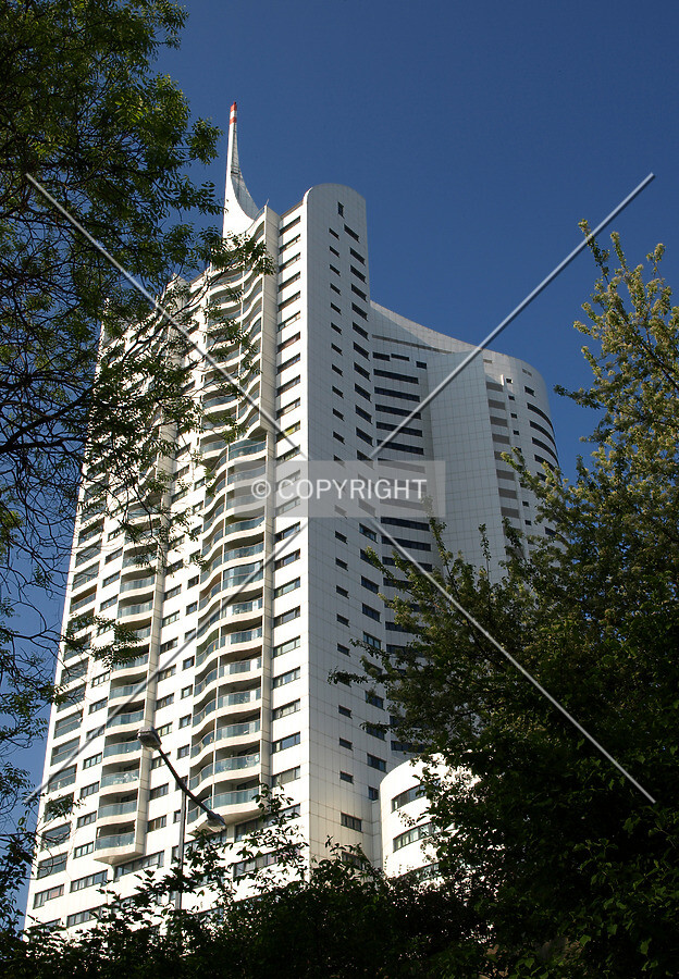 Looking up from the northeast