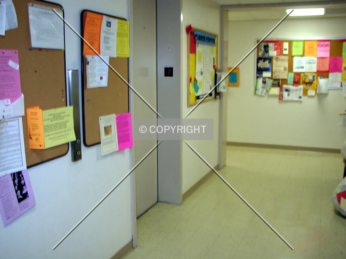 Elevator area on the 7th floor