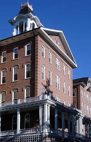 View from the southeast