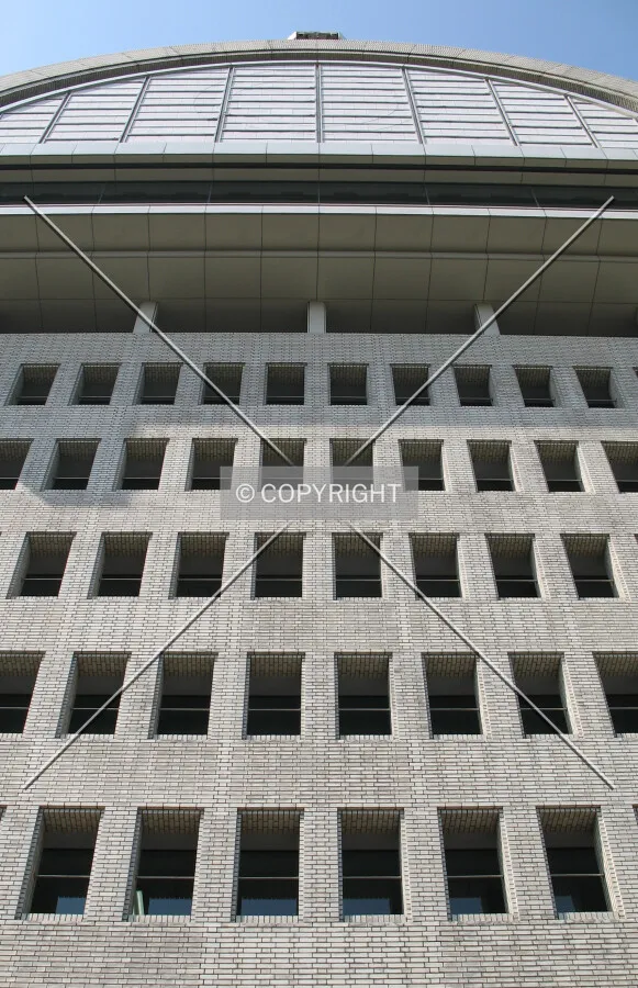 Looking up from the north